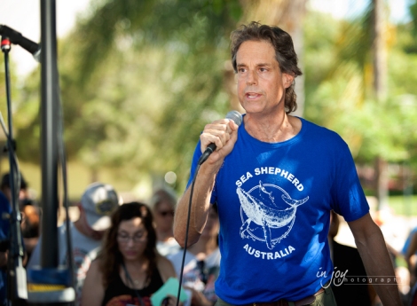 Dr.Reese Halter, Los Angeles Global Elephant, Rhino, Lion March September 2014